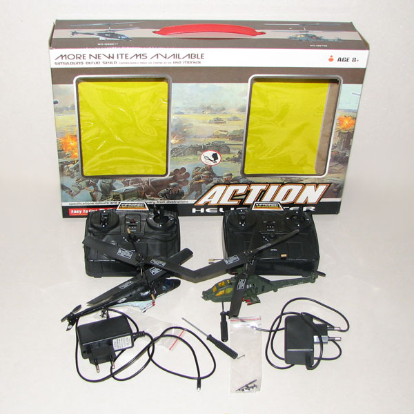 Thumbnail 734 f�r Radiostyrd helikopter - Action attack 3d helikopter - 3ch - 2pack - RTF
