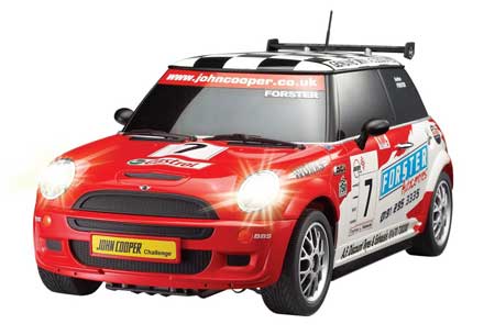 Bild på Rc bilar - 1:27 - Mini Cooper, inkl lyse & fjädring - Röd - RTR