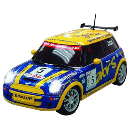 Bild p� Radiostyrda bilar - 1:27 - Mini Cooper - Bl&aring; - RTR