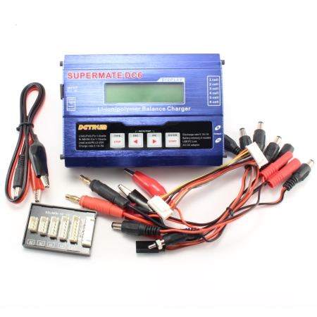 RC Radiostyrt Multiladdare - Supermate DC6 - Digital - 5A, DC11-18V