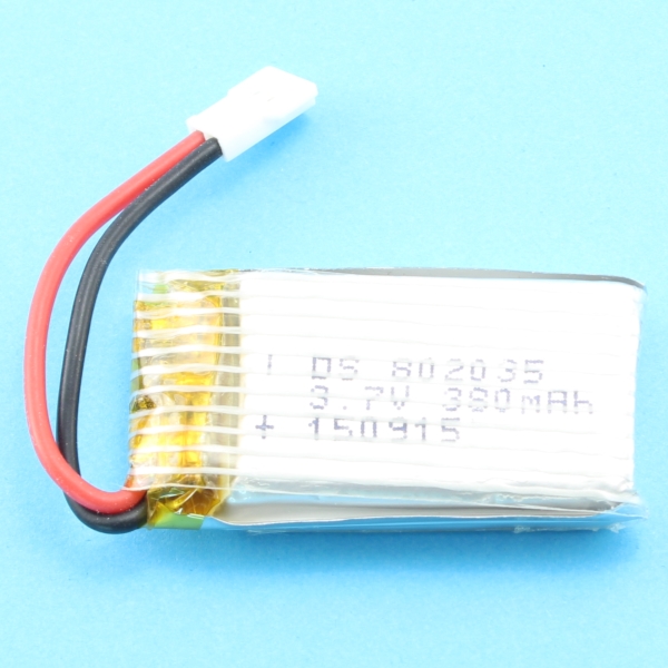 Bild p� Batteri - 3,7V 380mAh LiPo - Focus/Discovery Drone