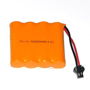 RC Radiostyrt Batteri - 4,8V 800mAh NiCD