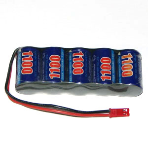 RC Radiostyrt Batteri - 6,0V 1100mAh NiMH - HL