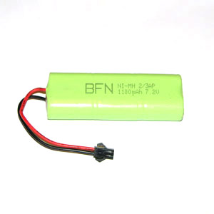 Bild p� Batteripack NiMH - Batteri 7,2V 1100mAh - DH