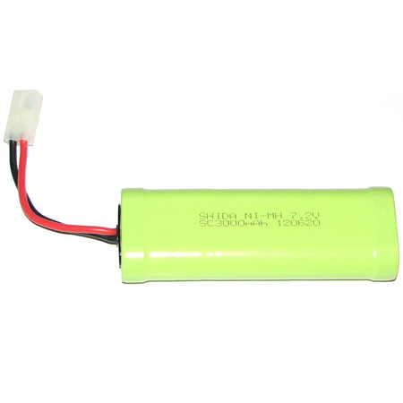 RC Radiostyrt Batteri NiMH - 7,2V 3000mAh - HL