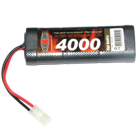 RC Radiostyrt Batteri NiMH - 7,2V 4000mAh - MaXam