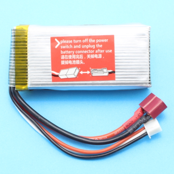 RC Radiostyrt Batteri - 7,4V 1800mAh LiPo - T-kontakt - WL