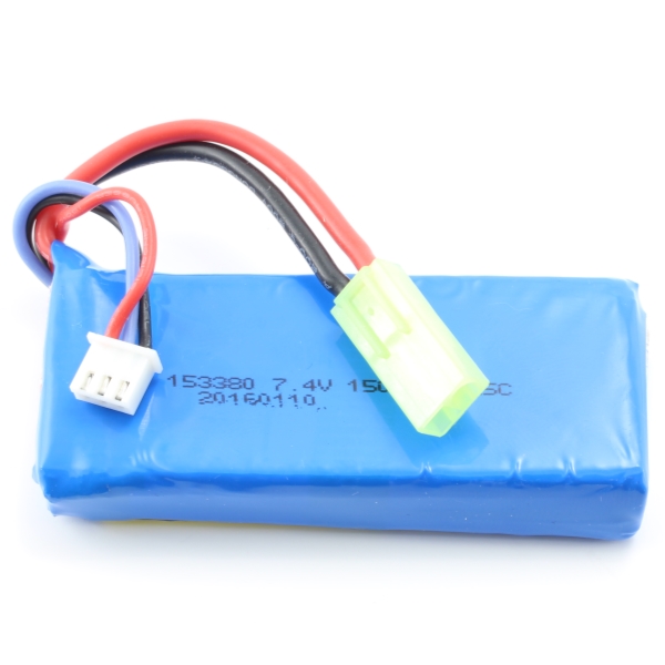 Bild p� Batteri - 7,4V 1500mAh Li-Po - Space Drone