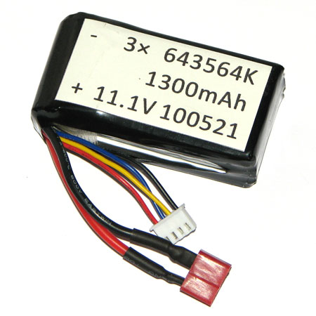Bild p� Batteripack Li-PO - Batteri 11,1V 1300mAh - TS