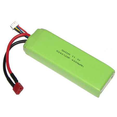 Bild p� Batteripack Li-PO - Batteripack 11,1V 4000mAh - T-kontakt - 25C