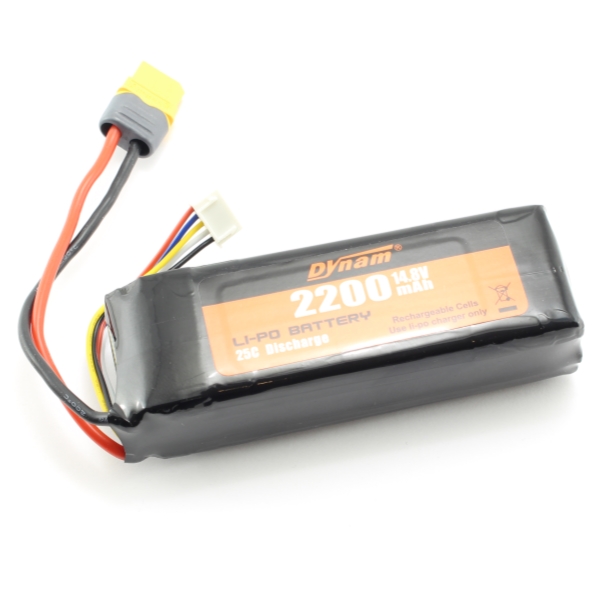 Batteri - 14,8V 2200mAh LiPo - 25C - DY