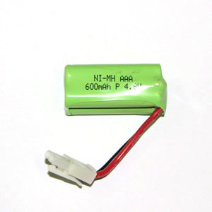 Bild p� Batteripack NiMH - Batteri 4,8V 600mAh - GL