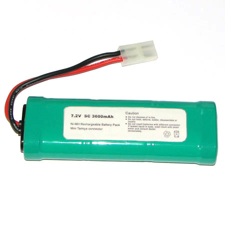 Bild p� Batteripack NiMH - Batteri 7,2V 3600mAh - RM