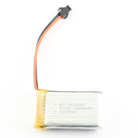 Bild p� Batteri - 3,7V 1000mAh LiPo - CX