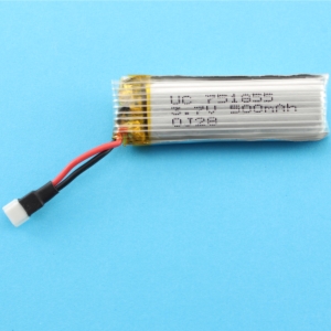 Bild p� Batteri - 3,7V 500mAh LiPo - Q282-G-15 - WL