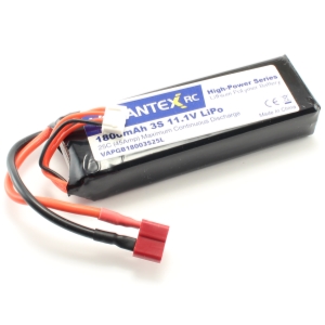 RC Radiostyrt Batteri - 11,1V 1800mAh LiPo - 25C - T-kontakt - Volantex