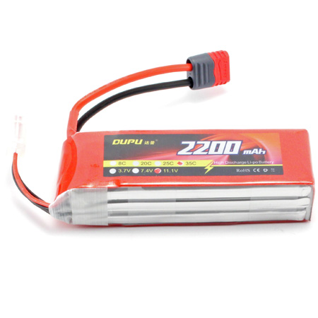 Bild p� Batteripack Li-PO - Batteri 11,1V 2200mAh - 35C