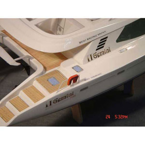 Thumbnail 734 f�r Radiostyrd segelb&aring;t - Katamaran Beili Gemeni - 3ch - RTF