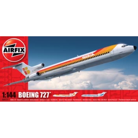 RC Radiostyrt Modellflygplan - BOEING 727 -  1:144 - Airfix