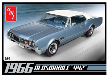 Bild p� Byggmodell bil - Oldsmobile 442, 1966 - AMT - 1:25