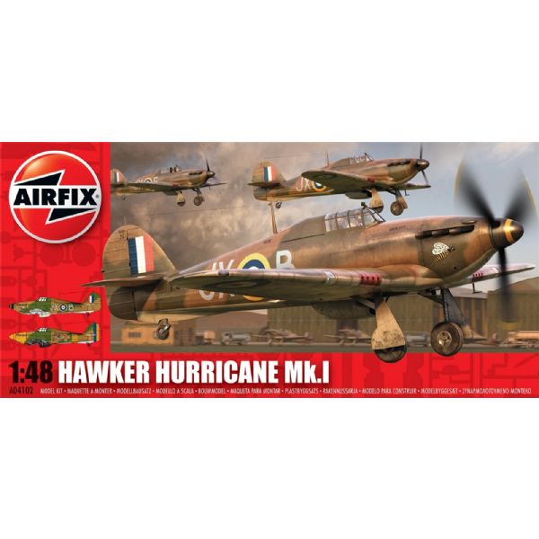 Bild p� Byggmodell flygplan - Hawker Hurricane Mk I - 1:48