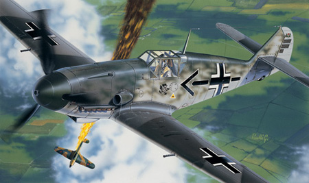 Modellflygplan - Messerschmitt Bf-109 F2/4 - Italeri - 1:72