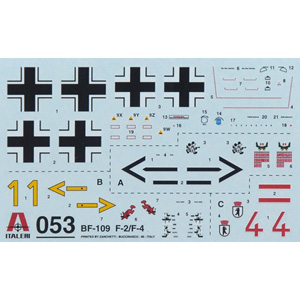 Modellflygplan - Messerschmitt Bf-109 F2/4 - Italeri - 1:72