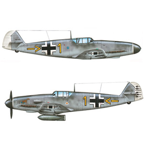 Modellflygplan - Messerschmitt Bf-109 F2/4 - Italeri - 1:72
