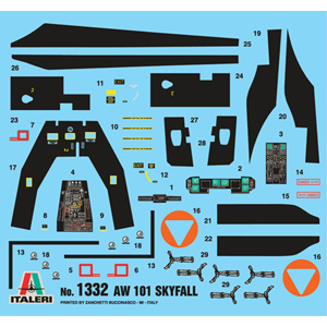 Thumbnail 734 f�r Modellhelikopter - AgustaWestland AW101 (Skyfall 007) - Italeri - 1:72