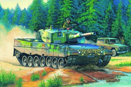 RC Radiostyrt Byggmodell Stridsvagn - German Leopard 2 A4 - HobbyBoss - 1:35