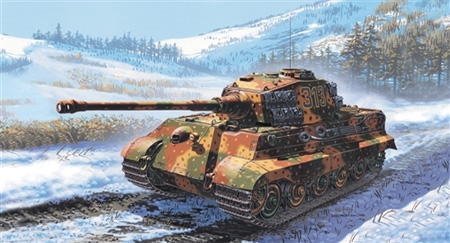RC Radiostyrt Byggmodell Stridsvagn - Sd.Kfz.182 King Tiger - Italeri - 1:72