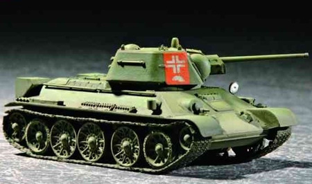 Byggmodell Stridsvagn - T-34/76 model 1943 - Trumpeter - 1:72