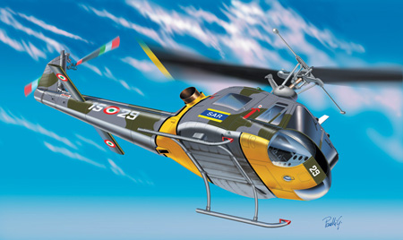 Modellhelikopter - Heuy AB-204 B / UH-1 F - Italeri - 1:72