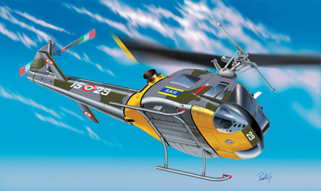 Bild p� Modellhelikopter - Heuy AB-204 B / UH-1 F - Italeri - 1:72