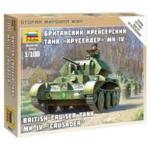 RC Radiostyrt Byggsats Stridsvagn - British Tank Crusader Mk. IV - 1:100