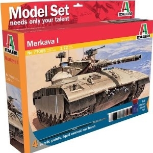 RC Radiostyrt Byggsats Stridsvagn - Merkawa I - 1:72 - Set