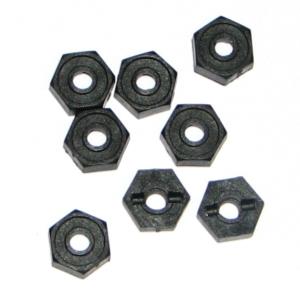 RC Radiostyrt C0300-02100 - Six angle nuts mount 8pcs