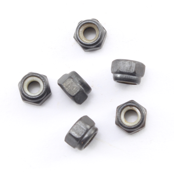 RC Radiostyrt C0300-02102 - Nylon locknut M3 - 6 pack