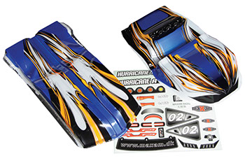 Bild p� C0300-13001 - 1:10 Hurricane bodyshell with top lame