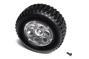 Bild p� C0300-20119 - Chrome plated spoke wheel complete + capscrew 3*10