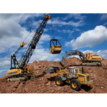 Radiostyrda arbetsfordon - 1:12 Cable excavator - Premium - 2,4Ghz - RTR