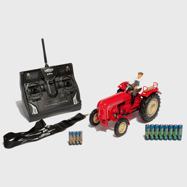Thumbnail 734 f�r Radiostyrd Traktor - 1:14 Carson Porsche Super Diesel - 6ch - 2,4Ghz - RTR