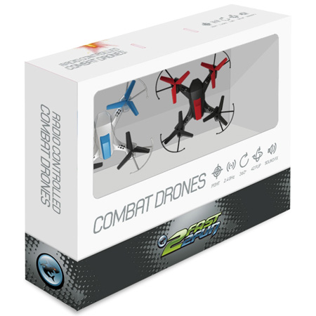 2Fast2Fun - Combat Drone Twin Pack - 2,4Ghz - RTF