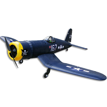 Thumbnail 711 f�r Flygplan - F4U Corsair BL - 1,4m - 2,4Ghz - EPO - 4ch - RTF