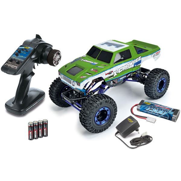 Thumbnail 734 f�r RC Crawler - Crawlee 4WD - 2,4Ghz - Green - RTR