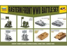 Byggmodell stridsvagnar - Battleset: Easter Front w. 4 tank - 1:72 - Zvezda - SNAP KIT