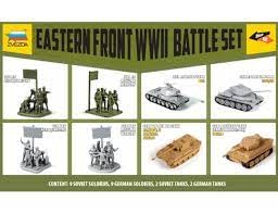 Byggmodell Battleset - Easter Front w. 4 tank - 1:72 - Zvezda