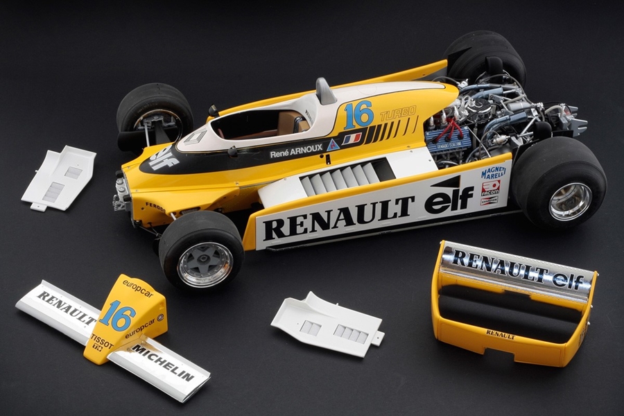 RC Radiostyrt Byggmodell bil - Renault Re20 Turbo F1. - 1:12 - Italieri