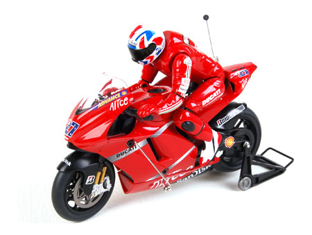 Radiostyrd motorcykel - 1:12 - Ducati Desmosedici - RTR