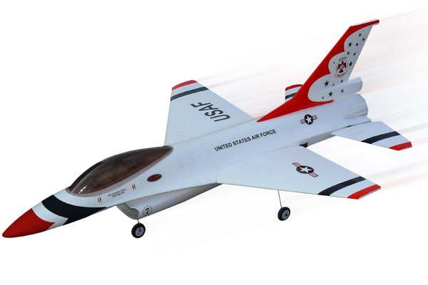 Bild p� RC Flygplan - F-16 Falcon BL - Dynam - 4ch - Borstl&ouml;st paket - 2,4Ghz - RTR